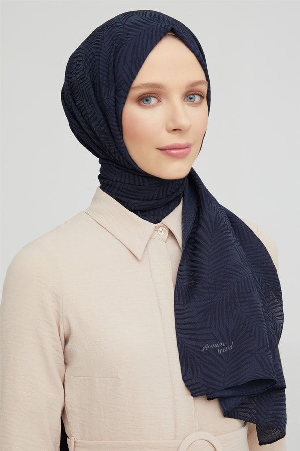 Armine Trend Featherlight 6 Şal 00oA0444 Lacivert
