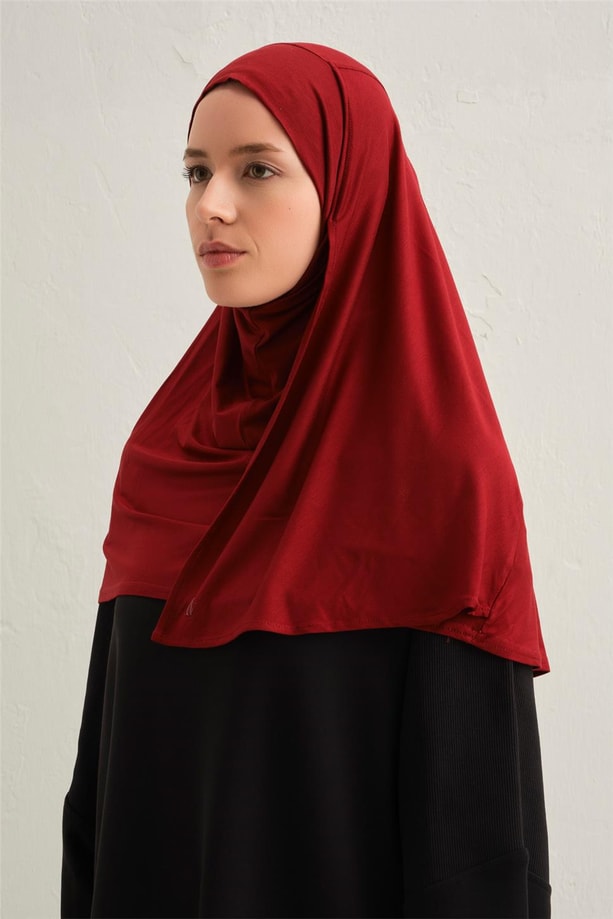 Armine Viskon Türban Şal BORDO