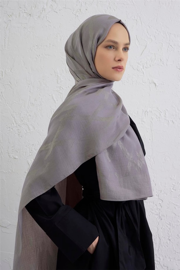 Armine Lyocell Naia Zikzak Desen Şal  1- 20