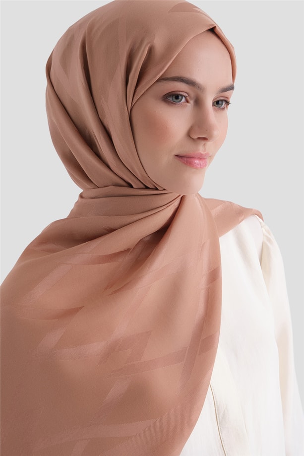 Armine Lyocell Naia Zikzak Desen Şal  1- 38