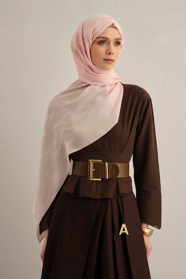 Armine Lyocell Naia Zikzak Desen Şal  1- 39