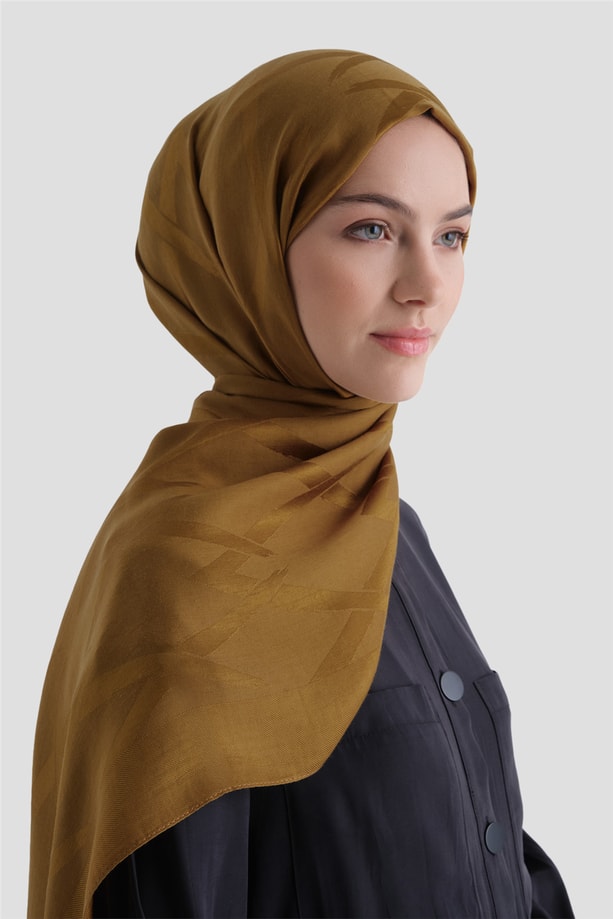 Armine Lyocell Naia Zikzak Desen Şal  1- 72