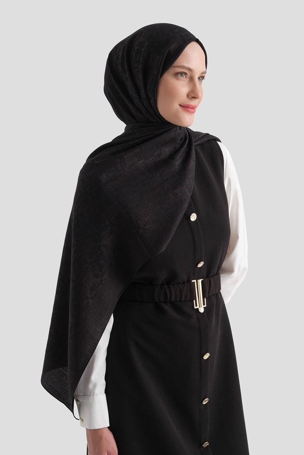 Armine Lyocell Naia Kare Monogram Şal 6 01