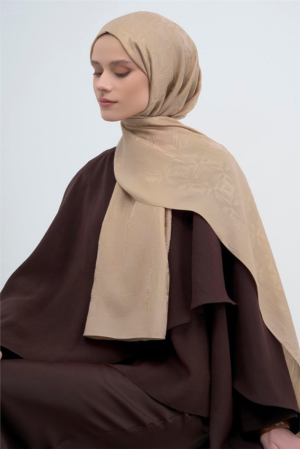 Armine Lyocell Naia Kare Monogram Şal 6 04