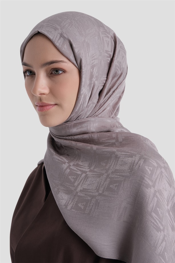 Armine Lyocell Naia Kare Monogram Şal 6 08