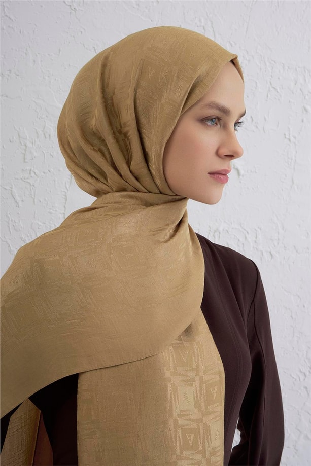 Armine Lyocell Naia Kare Monogram Şal 6 12