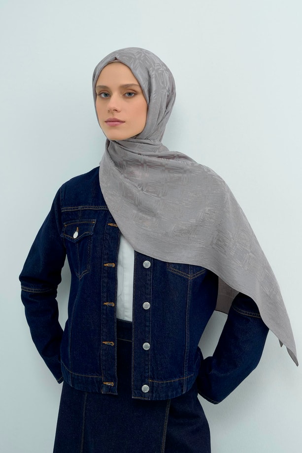Armine Lyocell Naia Kare Monogram Şal 6 20