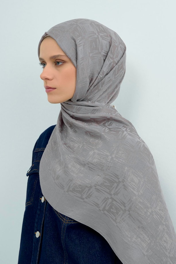 Armine Lyocell Naia Kare Monogram Şal 6 20