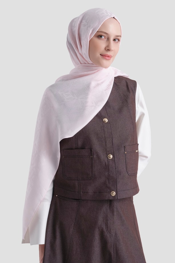 Armine Lyocell Naia Kare Monogram Şal 6 39 