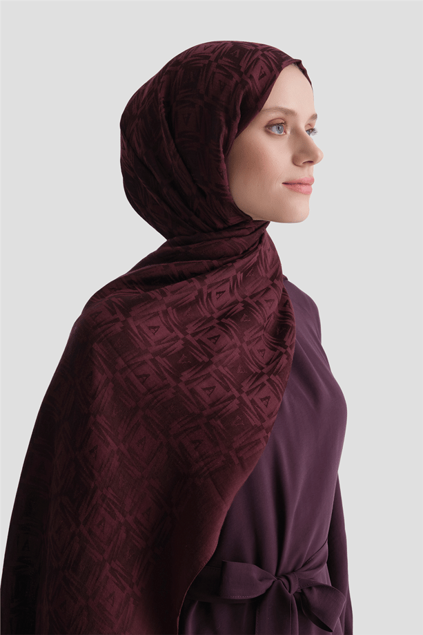 Armine Lyocell Naia Kare Monogram Şal 6 51