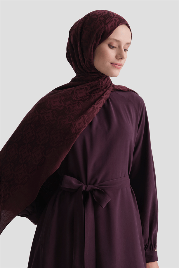 Armine Lyocell Naia Kare Monogram Şal 6 51