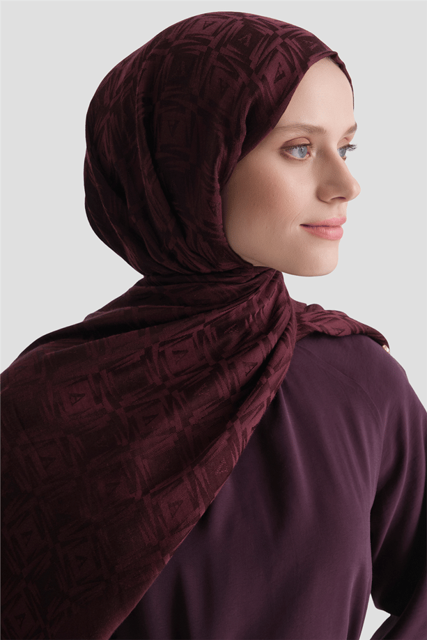 Armine Lyocell Naia Kare Monogram Şal 6 51