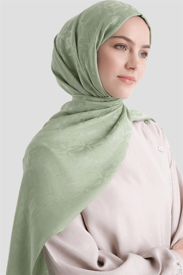 Armine Lyocell Naia Kare Monogram Şal 6 55