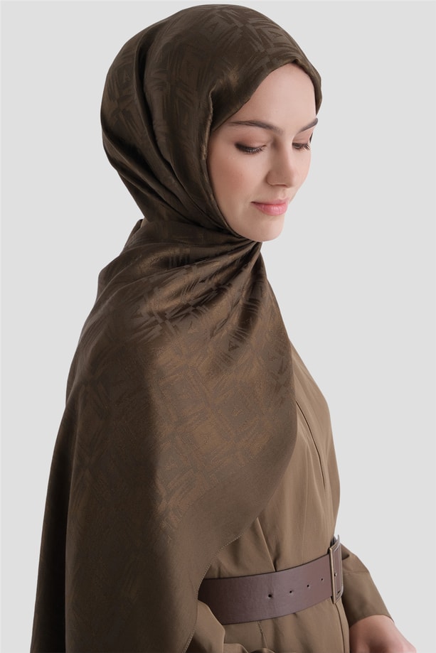 Armine Lyocell Naia Kare Monogram Şal 6 56