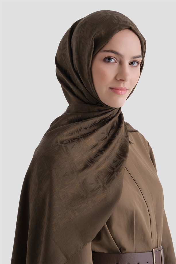 Armine Lyocell Naia Kare Monogram Şal 6 56