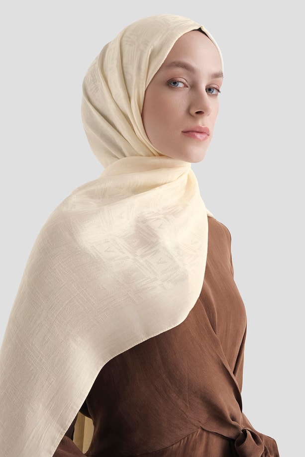 Armine Lyocell Naia Kare Monogram Şal 6 60