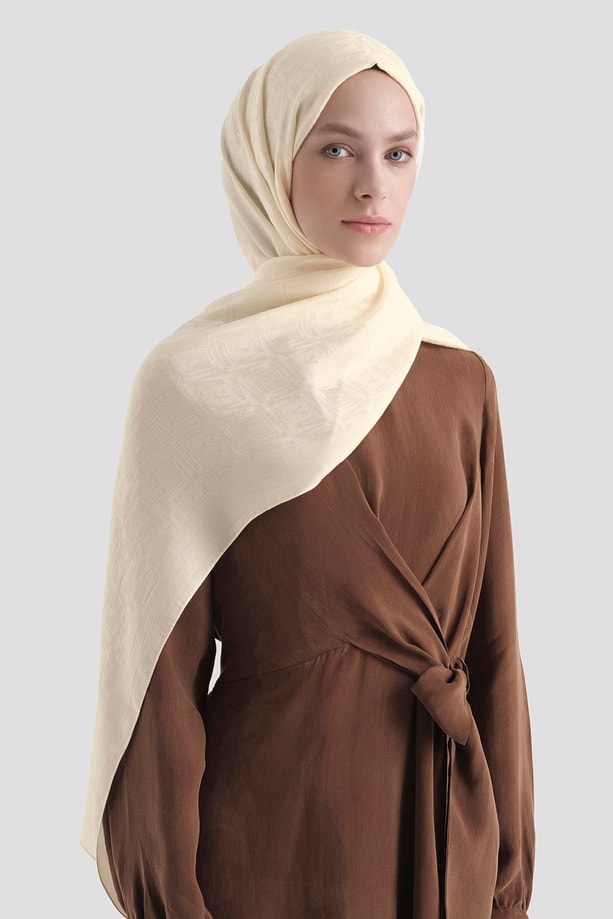 Armine Lyocell Naia Kare Monogram Şal 6 60