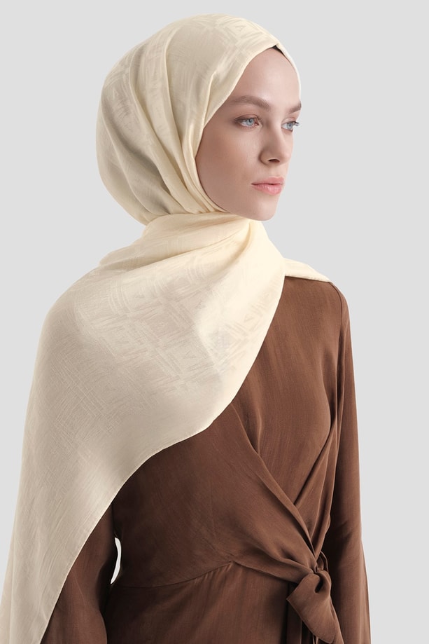 Armine Lyocell Naia Kare Monogram Şal 6 60