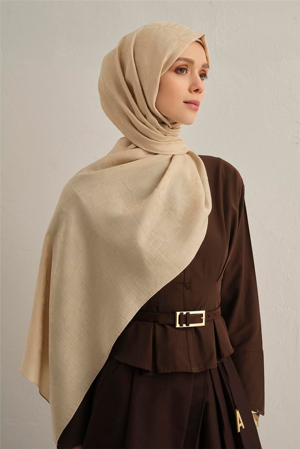 Armine Lyocell Naia Kare Monogram Şal 6 64