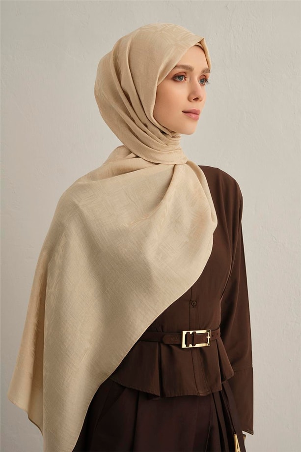 Armine Lyocell Naia Kare Monogram Şal 6 64