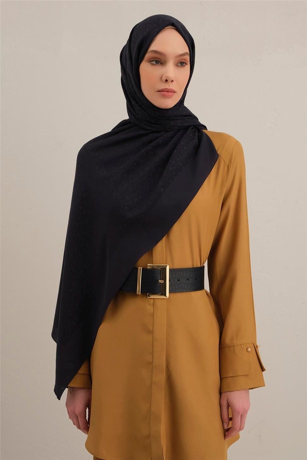 Armine Damla Desen Bambu Cotton Şal 02