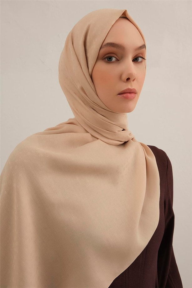 Armine Damla Desen Bambu Cotton Şal 04