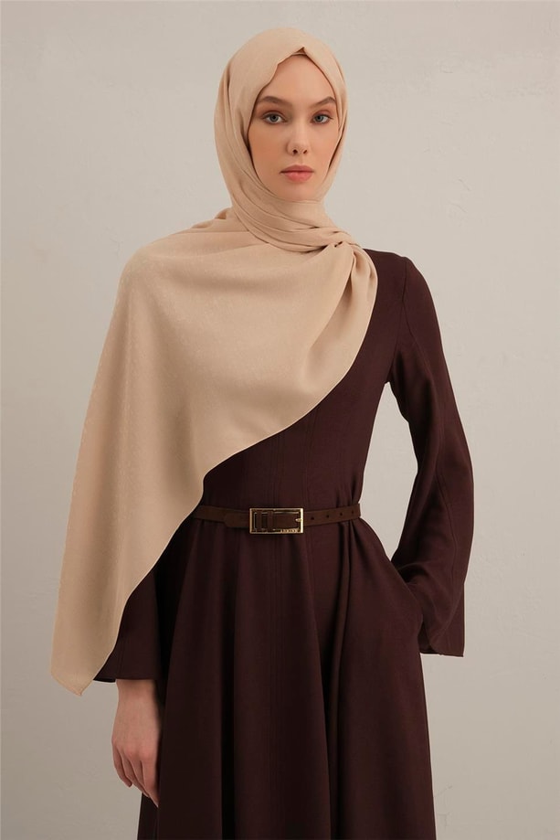 Armine Damla Desen Bambu Cotton Şal 04