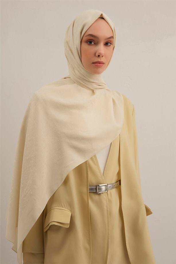 Armine Damla Desen Bambu Cotton Şal 07