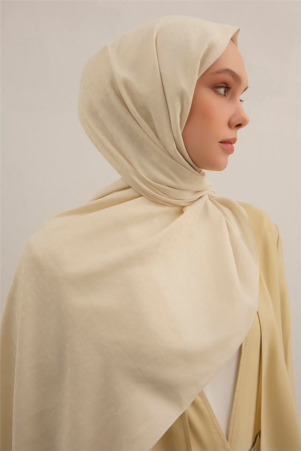Armine Damla Desen Bambu Cotton Şal 07