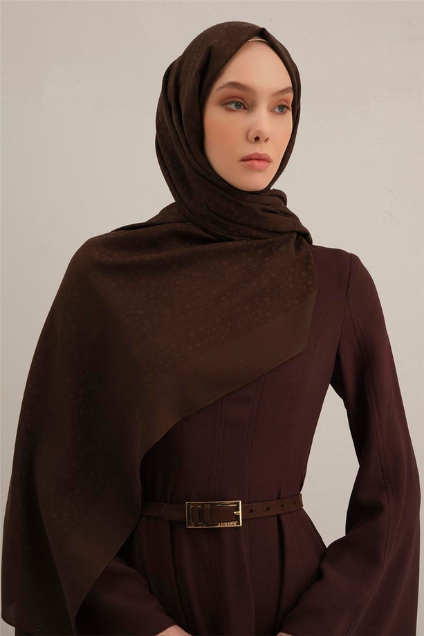Armine Damla Desen Bambu Cotton Şal 10