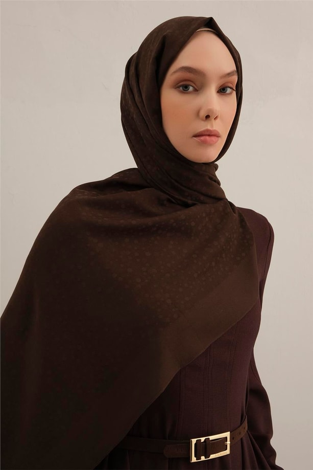 Armine Damla Desen Bambu Cotton Şal 10