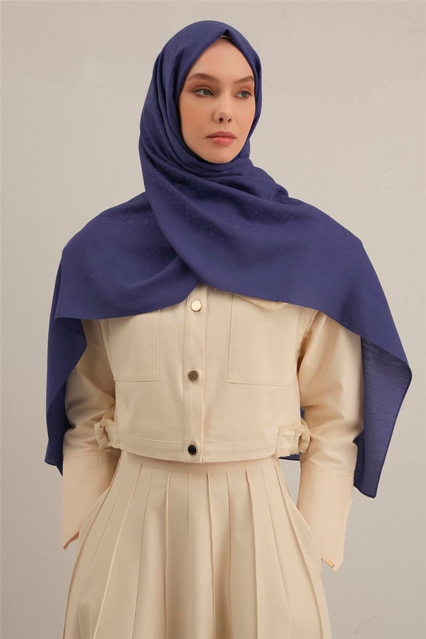 Armine Damla Desen Bambu Cotton Şal 28