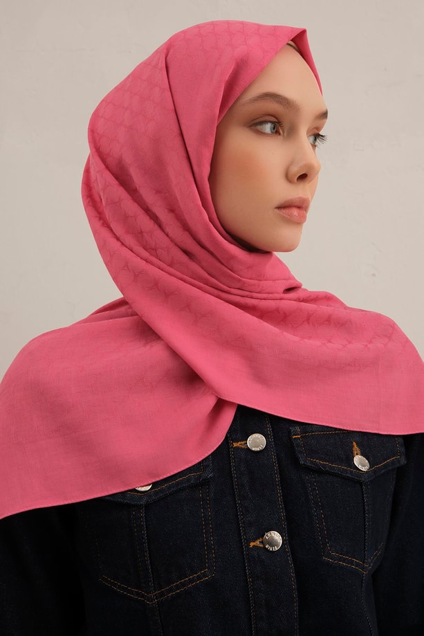 Armine Link Desen Bambu Cotton Şal 37