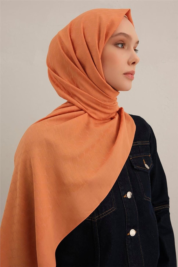 Armine Link Desen Bambu Cotton Şal 72