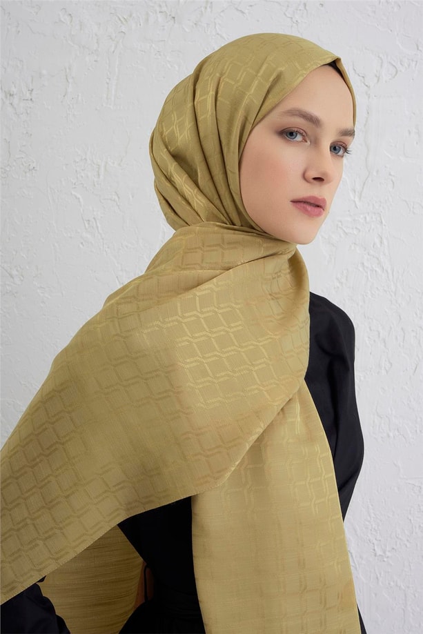 Armine Pamuk  Floş Çapraz Desen Şal 2 72