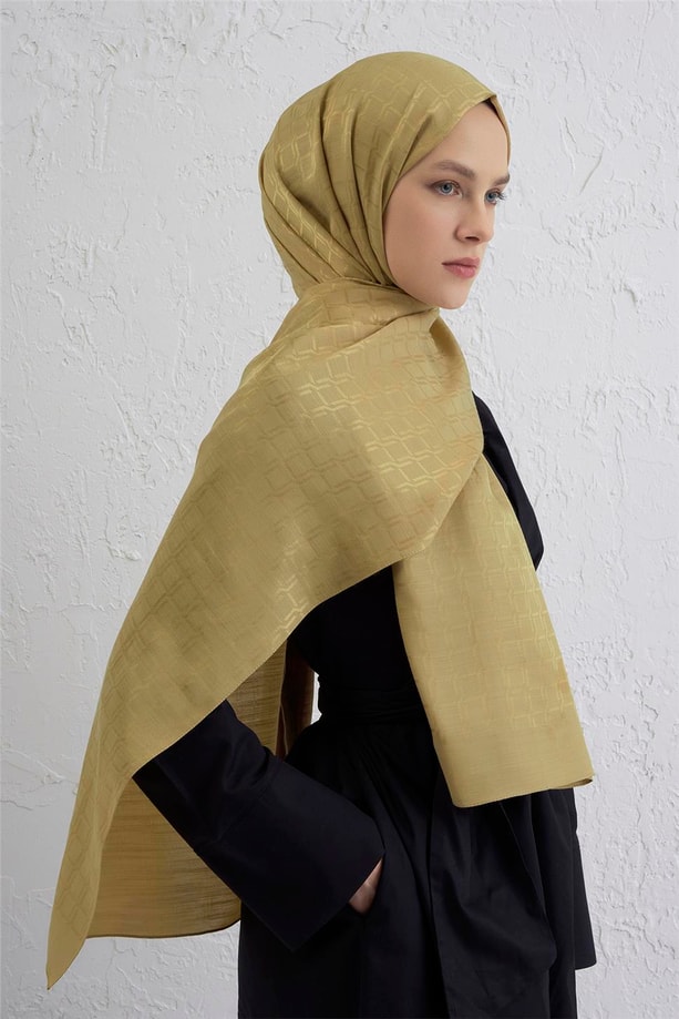 Armine Pamuk  Floş Çapraz Desen Şal 2 72