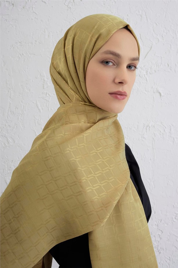 Armine Pamuk  Floş Çapraz Desen Şal 2 72