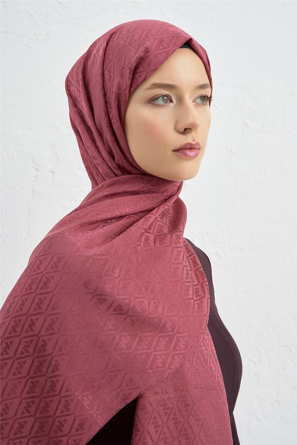 Armine J.İpek Pamuk Monogram Şal 32