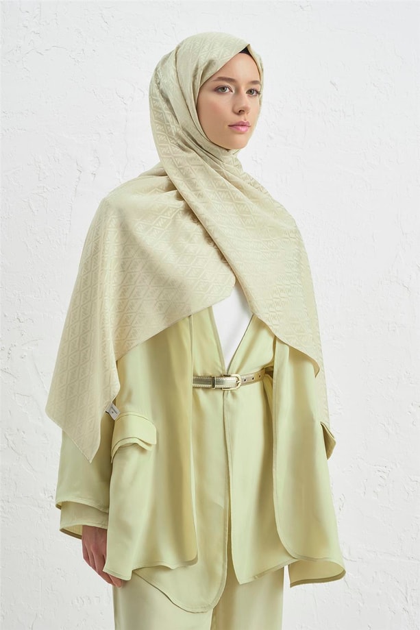 Armine J.İpek Pamuk Monogram Şal 62