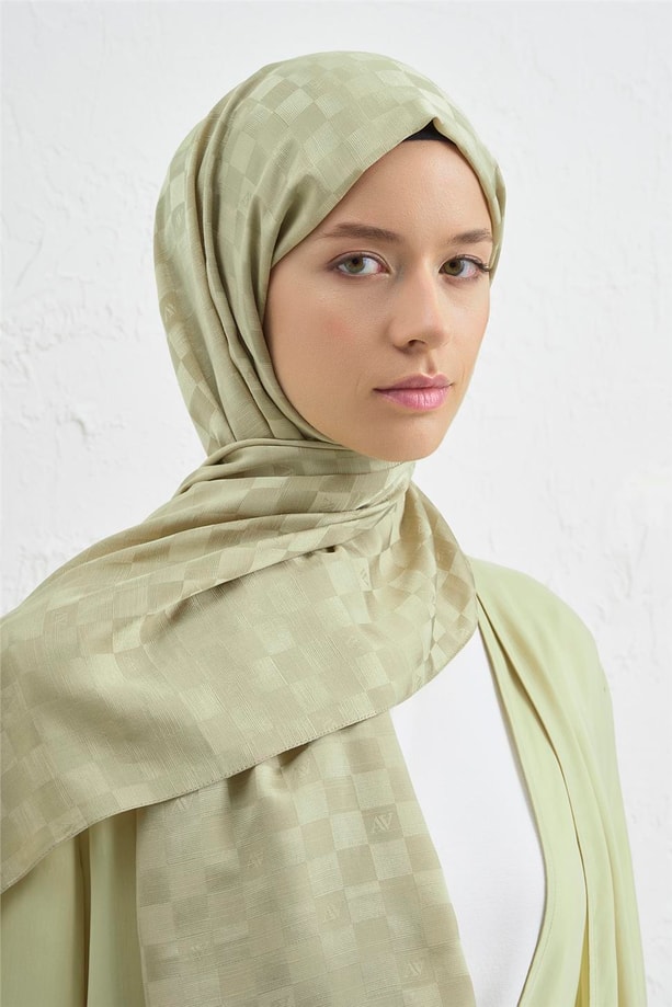 Armine J.İpek Pamuk Dama Şal 54