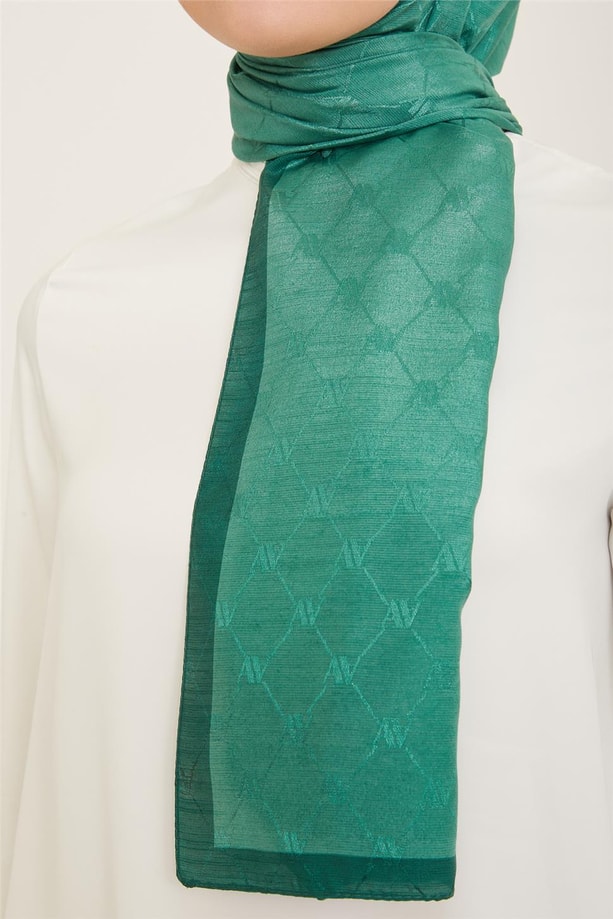 Armine Trend Monogram Şal 2 142