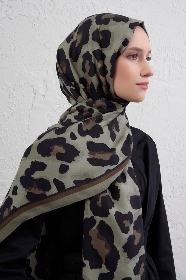 Armine İpek Tensel Leopar Şal 3 30