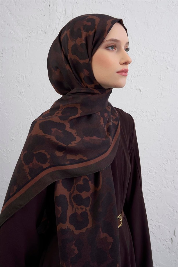 Armine İpek Tensel Leopar Şal 3 33