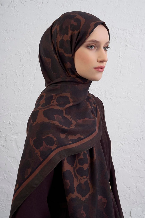 Armine İpek Tensel Leopar Şal 3 33