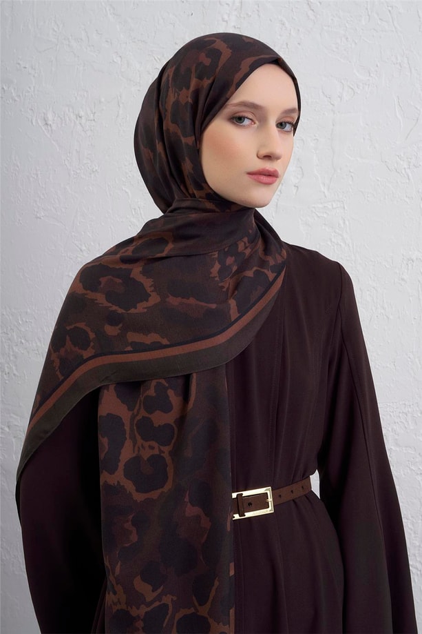 Armine İpek Tensel Leopar Şal 3 33