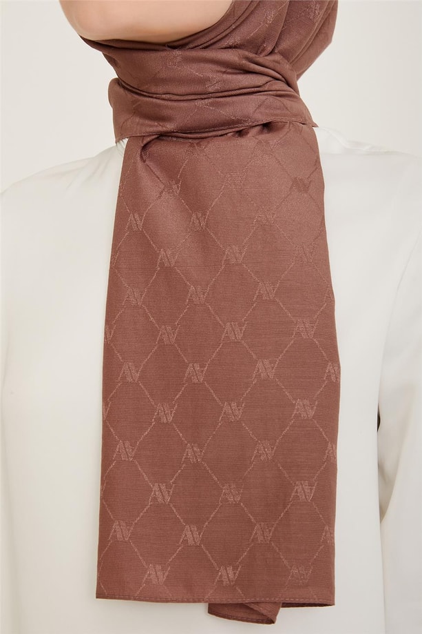 Armine Trend Monogram Şal 1 24029