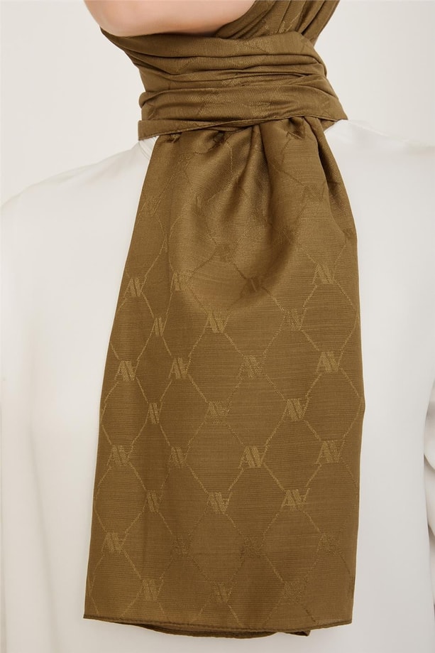 Armine Trend Monogram Şal 1 24063