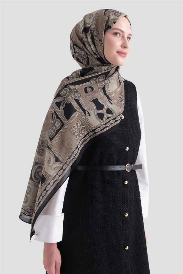 Armine Yün İpek Harmony Şal 5517 05