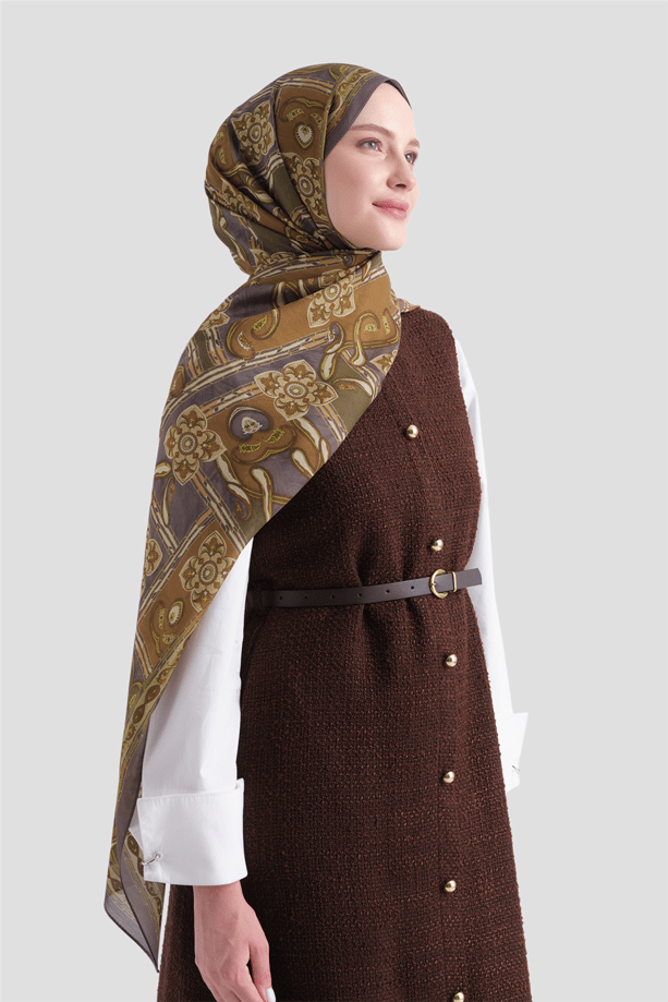 Armine Yün İpek Harmony Şal 5517 80