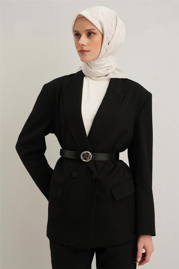 Armine Jakarlı İpek Pamuk Eşarp 2410063